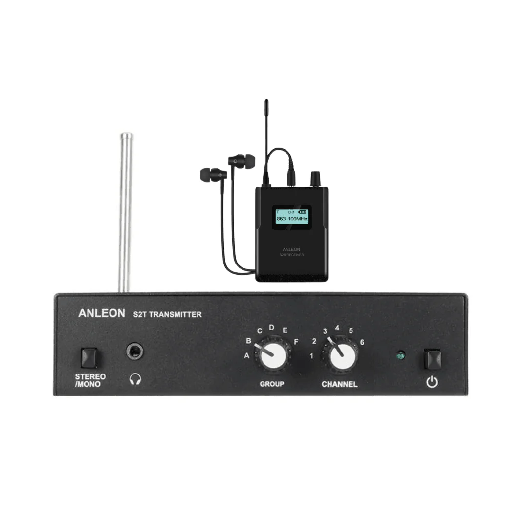 New Anleon S2 Plus - Professional Stereo Wireless In-Ear Monitor System